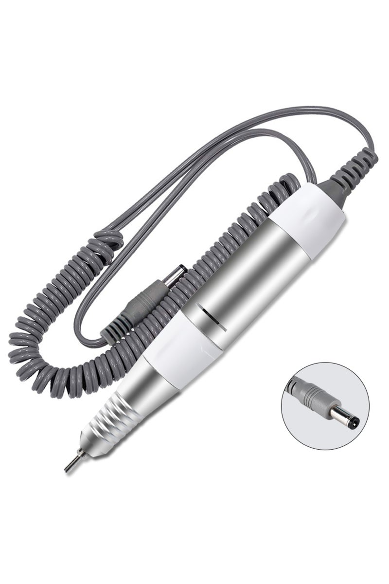 SMT08-M30-White Electric Nail Drill Pen Handle File Polish Grind Machine Handpiece Manicure Pedicure