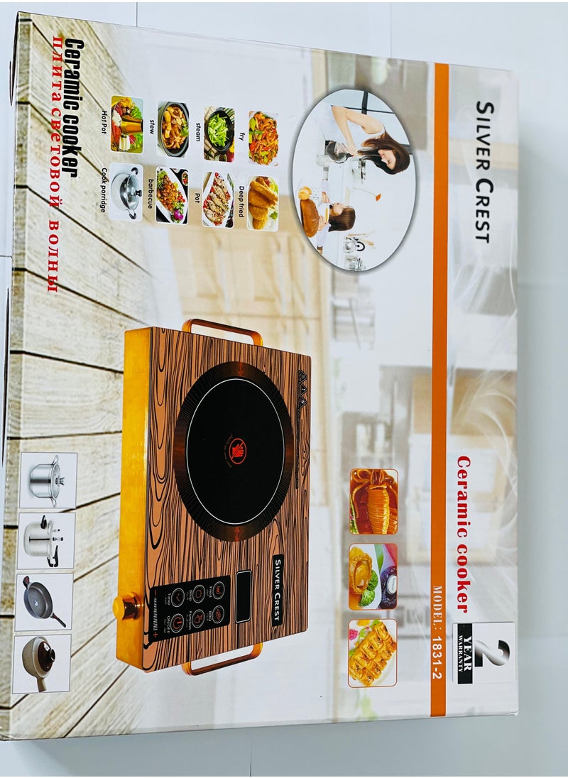 Digital Infrared ceramic Cooker With 2rammable T000Ceramic Heating Element, 6 Dignt, 3hr Prog