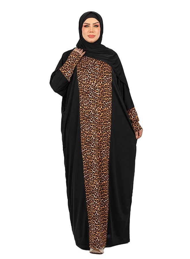 زمرد ثوب صلاة چيرسيه سعودي عملي مع غطاء الرأس من زمرد فاشون  - Image 2