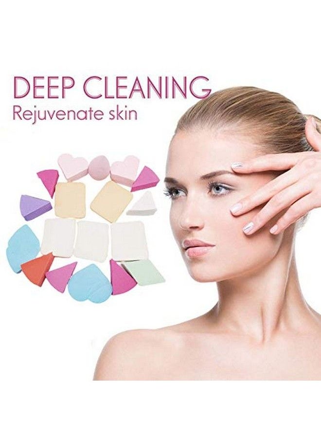 Magnusdeal - Makeup Preminum Beauty Sponge Blender Puff Set Latexfree Mutipurpose Shape And Colours Set Of 20 - Image 1