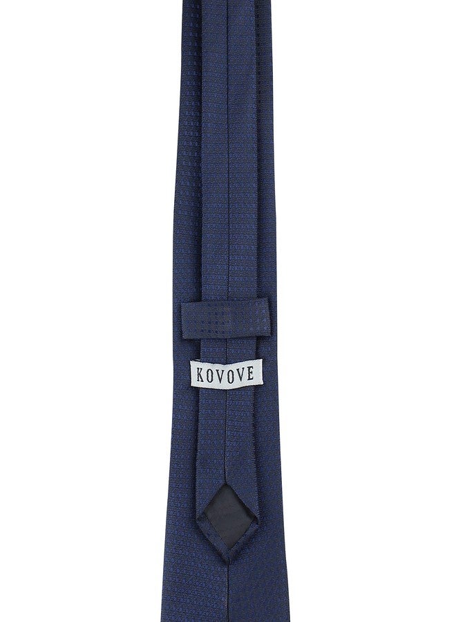 Kovove Kavove The Self Pleasing Polka Dot Blue Necktie For Men - Image 5