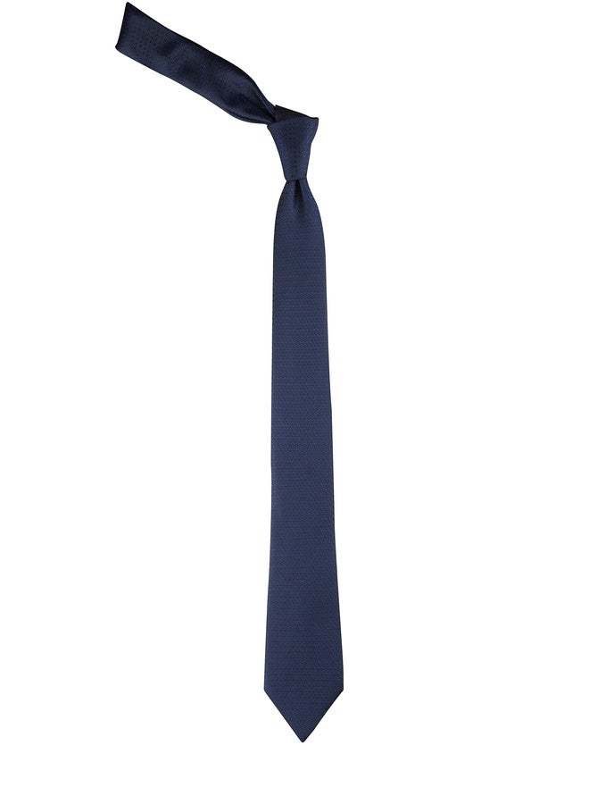 Kovove Kavove The Self Pleasing Polka Dot Blue Necktie For Men - Image 3