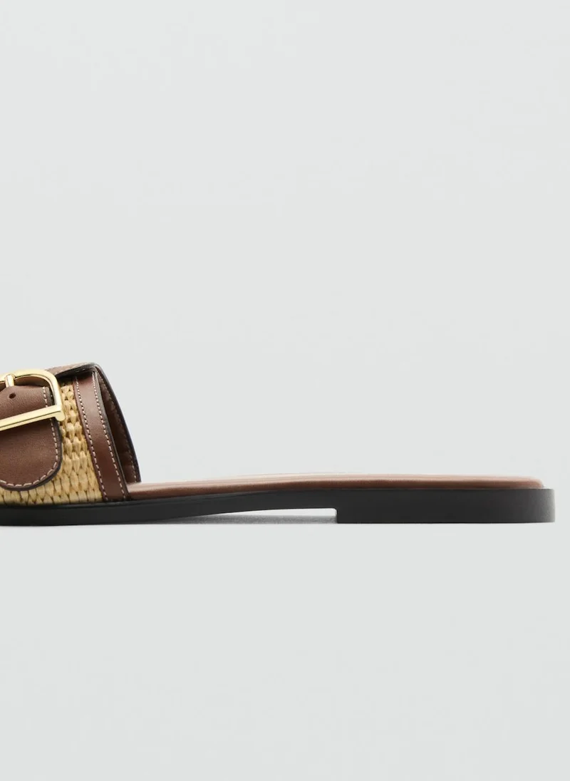 MANGO SANDALS RAFIA