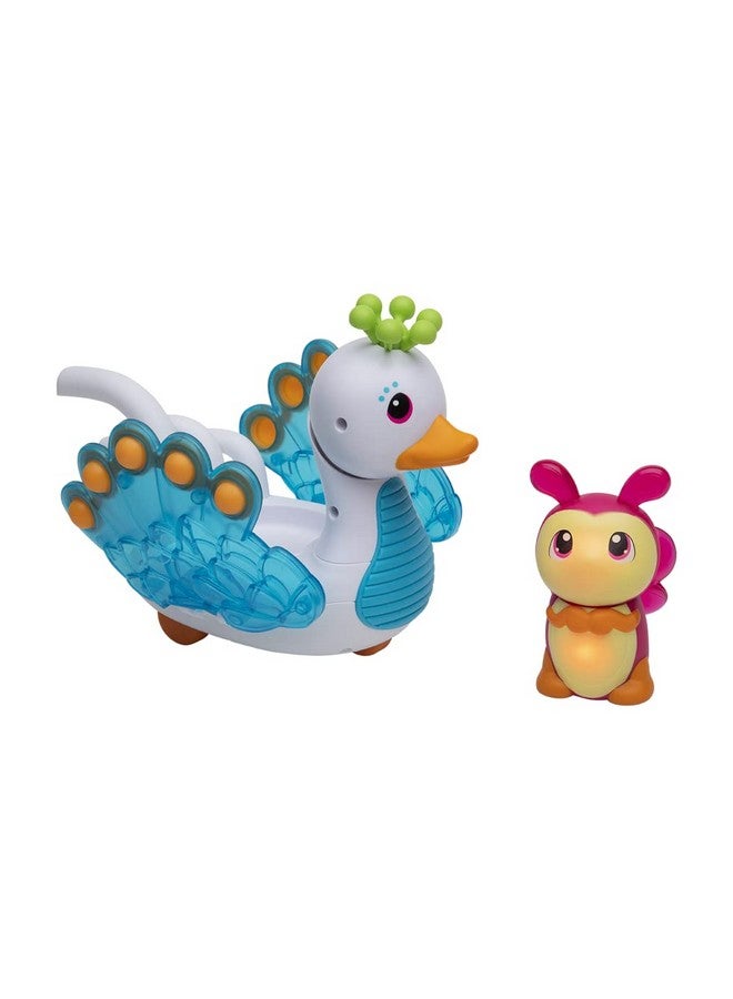 Playskool Glo Friends - Hugbug & Harmony Pop, Push & Roll! -- Swan Vehicle -- Glowing Bug -- SEL Toy -- Ages 2+ - Image 3