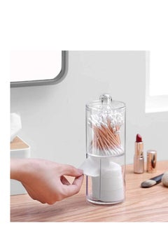 Generic Cotton Bathroom Organizer for Makeup Storage, Cosmetics, and Paper Towels (2-Tier)  - Image 4