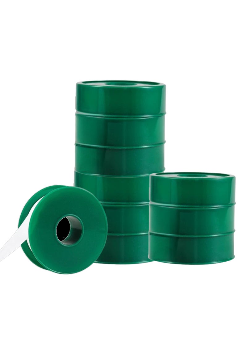 10 pcs-High-Quality Teflon Tape Plumbing for Waterproof Sealing Thread Sealant Tape, Shower Head Plumber's Teflon Tape Multi-Purpose Water Pipe Leakage Repairing Supplies Versatile, teflon tape, Large Model White Plumbing Tape, Threaded Plumbing Tape for Plumbing Work - Professional Solution to Plumbing Water Leak Problems - Set of 10  - Image 1