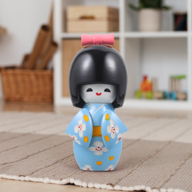 Japanese Kimono Doll Decor Cartoon Kimono Doll Figurine Desktop Ornament - Image 3