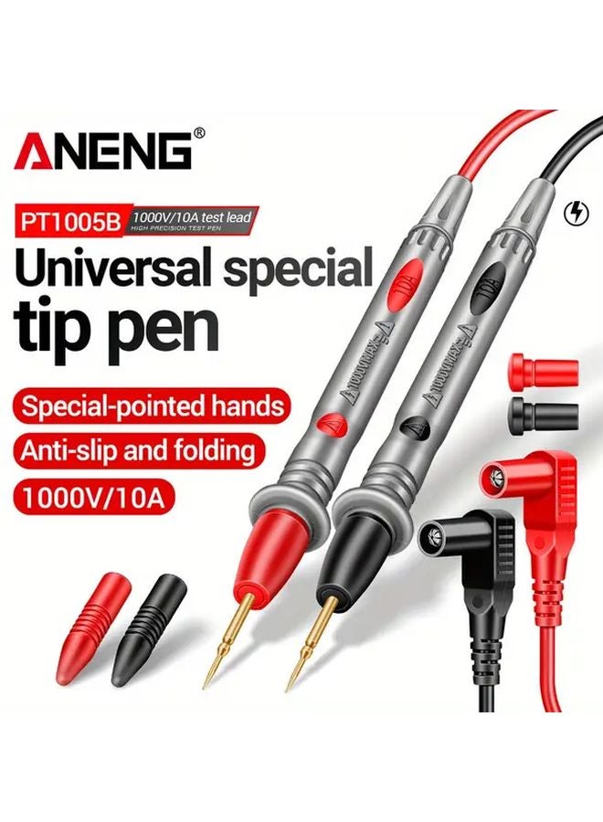 ANENG PT1005B مجموعة رقمية لاختبار متعدد القياسات، مجموعة رصاص اختبار 10A 1000V، سلك مسبار عالمي، قلم - Image 3