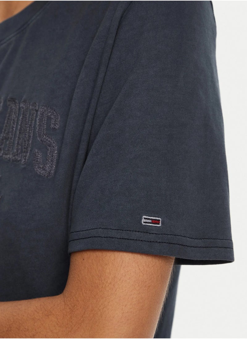 TOMMY JEANS Crew Neck Graphic T-Shirt  - Image 4
