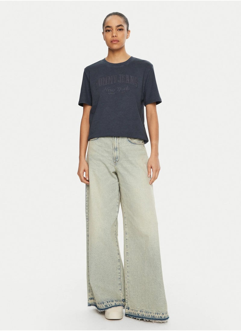 TOMMY JEANS Crew Neck Graphic T-Shirt  - Image 5