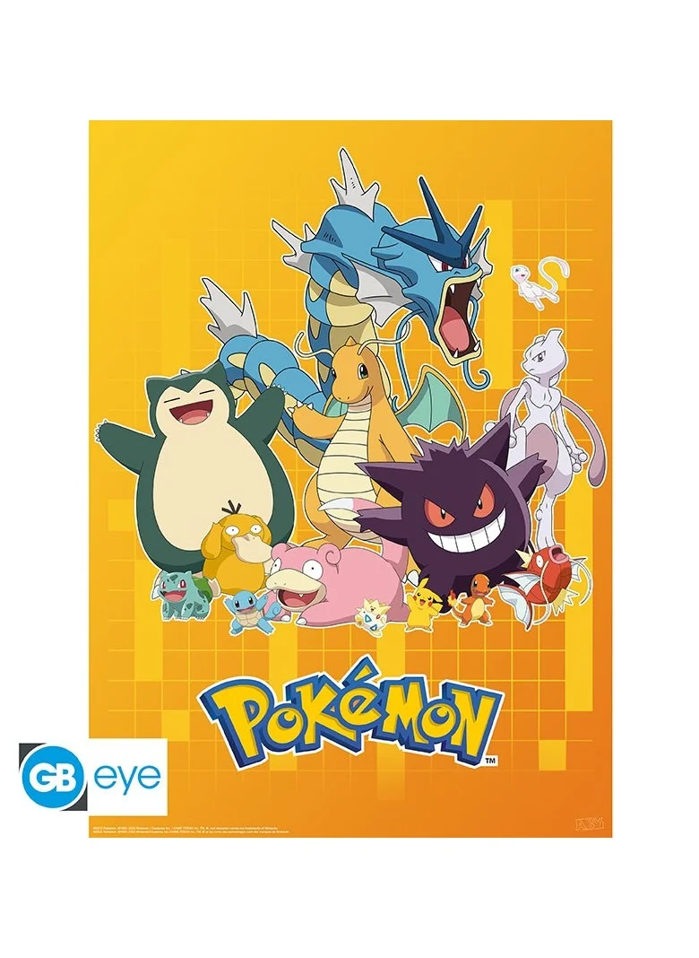 ABYstyle ABYstyle Pokemon - Set 2 Chibi Posters Colourful Characters (52X38)