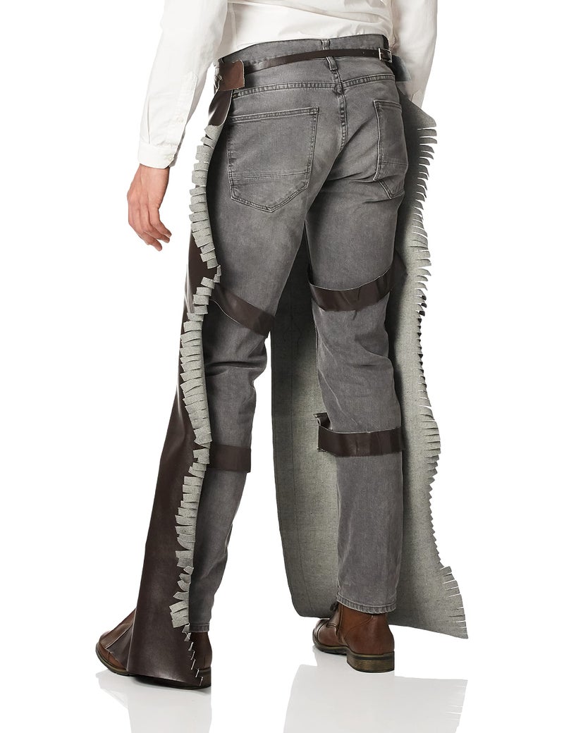 Rubies Forum Novelties Mens Cowboy Chaps Costume Accessory, As Shown, One Size US - Image 3