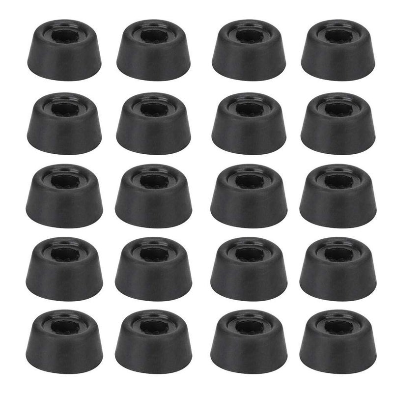 Vbestlife Billiard Cue Tail Cover,20Pcs Rubber Billiard Pool Cue Bottom Tail Protective Cover Case Snooker Stick Protector Accessories - Image 4