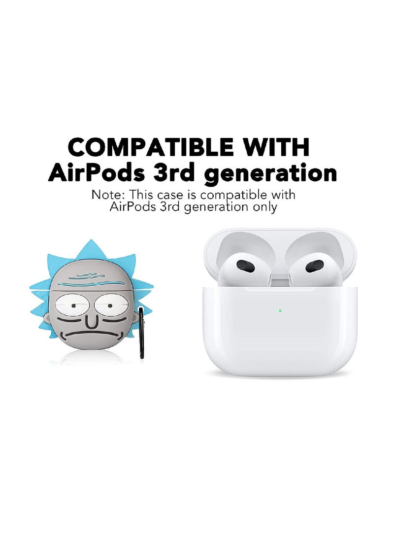 YONK - Protective Case Cover Compatible With New Apple AirPods 3rd Generation Rick S19 - Image 1