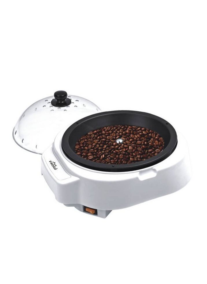 PROOF Bundle 800W Brown 12 Cup Coffee Maker + 1.8 L 1500W White Electric Water Kettle + 500W Electric Coffee Roaster  - Image 2