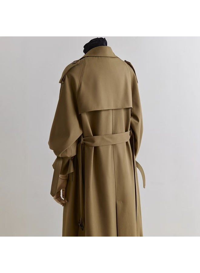 معطف ترينش كاكي - Image 3