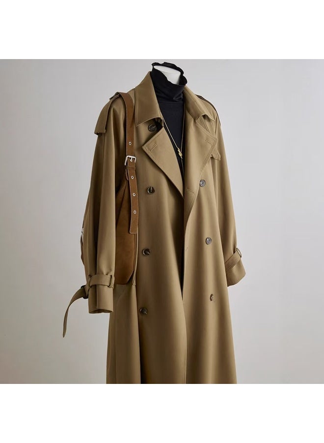 معطف ترينش كاكي - Image 4