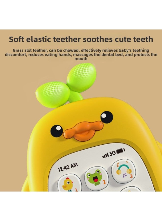 Internet Red Baby Toys Early Education Baby 6 Months Children 0-1 Years Old Boys And Girls Children Half 833 967 To 12-Specifications:[little Yellow Duck Mobile Phone] Rechargeable Version + Tumbler - Image 5