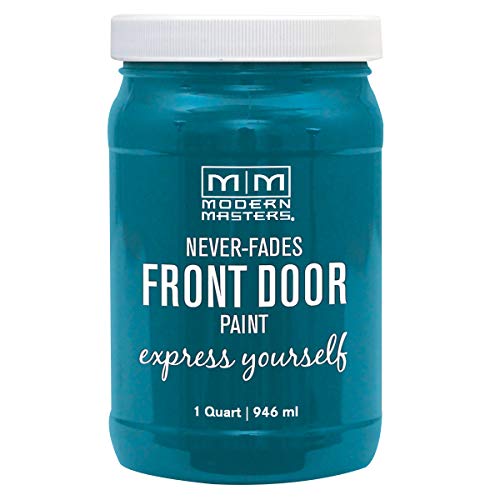 Modern Masters 296681 Front Door Paint, Quart, Satin Tranquil - Image 1