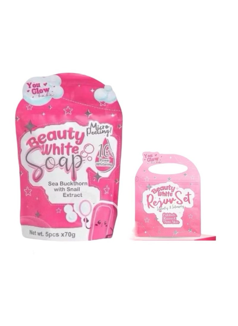 You Glow Babe Beauty white soap and beauty white rejuv set 
