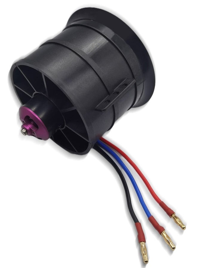 Flycolor مروحة دكت 90 مم EDF 12 شفرات مع محرك RC بلا فرش 1450KV مختبرة للتوازن لطائرة EDF 6S RC - Image 2