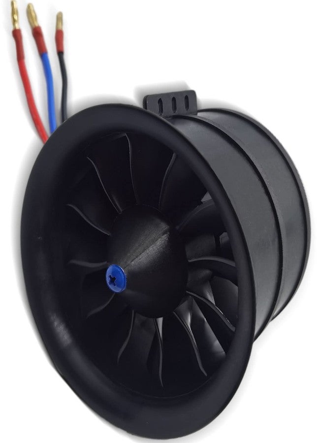 Flycolor مروحة دكت 90 مم EDF 12 شفرات مع محرك RC بلا فرش 1450KV مختبرة للتوازن لطائرة EDF 6S RC - Image 1