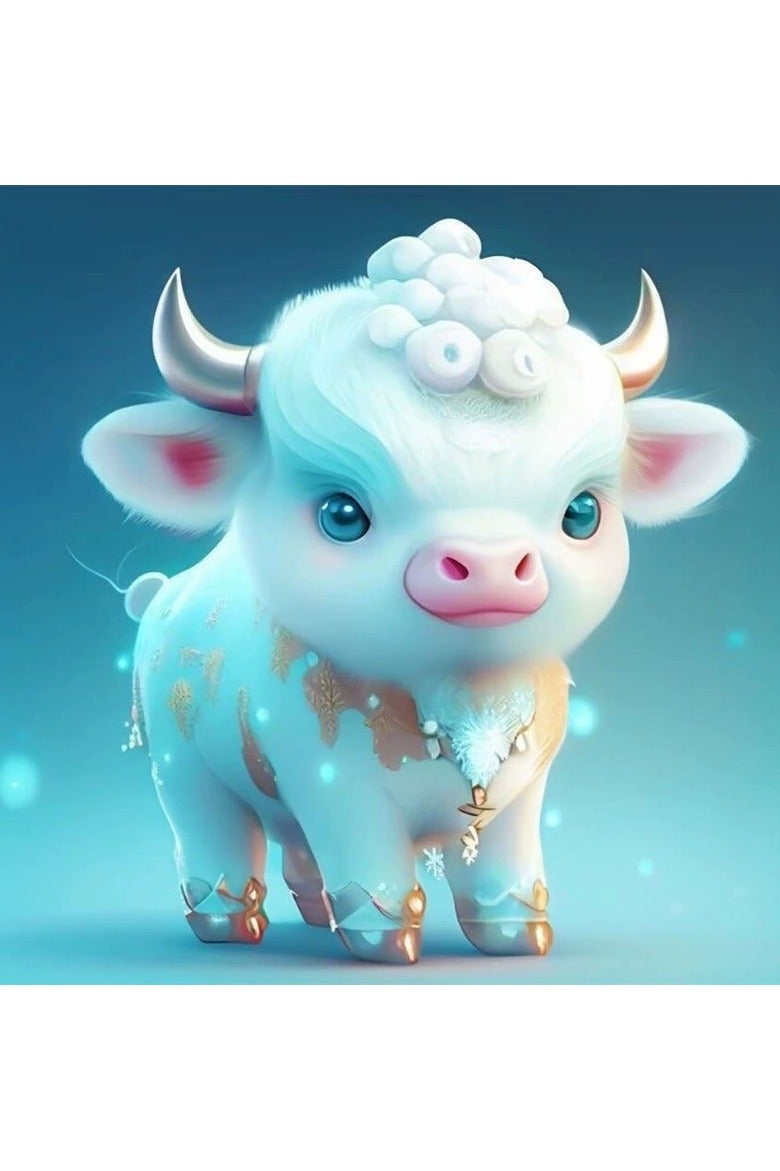 general New Acrylic Flat 12-year-old Zodiac Animal Car Decoration Pendant