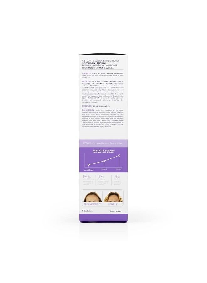 FOLIGAIN Triple Action Conditioner For Thinning Hair, Volumizing Conditioner for Women, 8 Fl. Oz. - Image 3