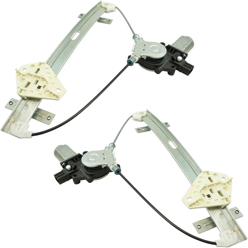 TRQ Rear Power Power Window Regulator & Motor Assembly Set Compatible with 2004-2008 Acura TL AC1550105 AC1551105 - Image 1
