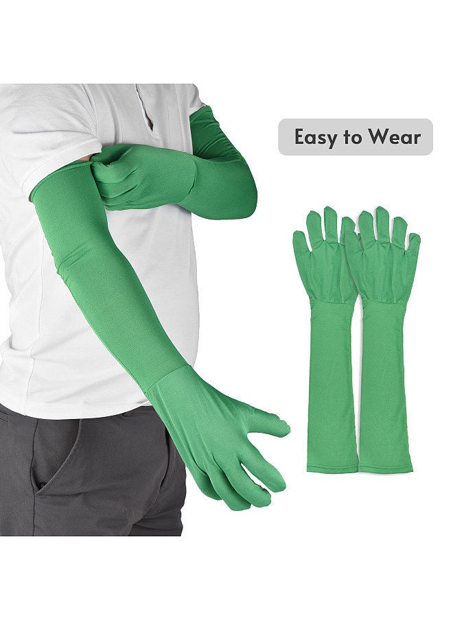 Generic - Green Chroma Key Gloves Chromakey Glove Invisible Effects Background Chroma Keying Green Gloves for Green Screen Photography Photo Video - Image 1