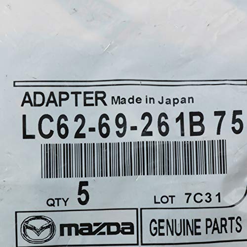 Mazda 2 3 5 CX-9 CX-7 Gray Sun Visor Adapter Clip OEM LC62-69-261B-75 - Image 3