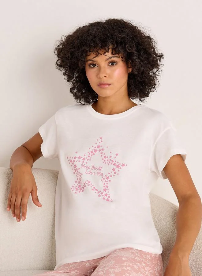 سبلاش فيڤ Pyjama Set Printed T shirt & Pyjama
