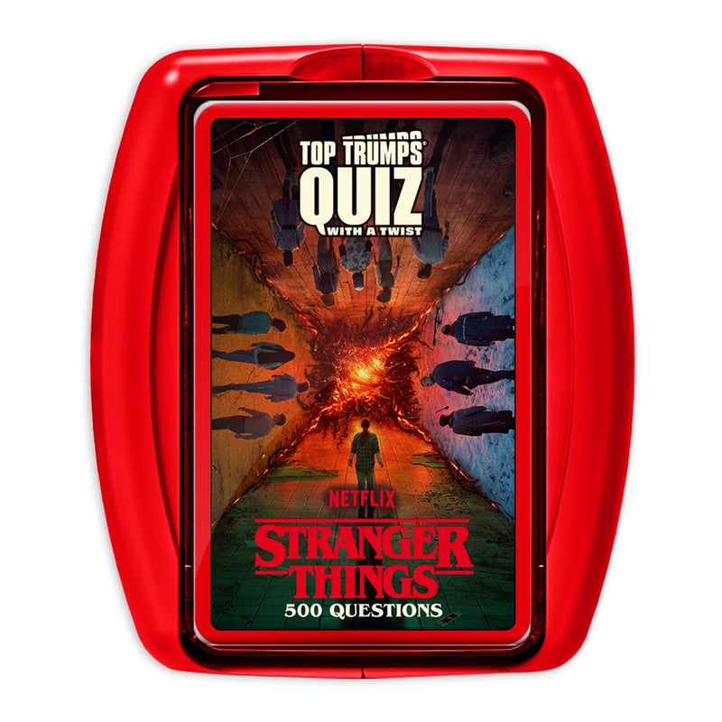 Top Trumps Stranger Things Quiz Games Trivia Quiz Teen Games Great Travel Games and Road Trip Games Trivia Outdoor Games Family Games for Teens and Adults 2 Players Ages 15 - Image 2