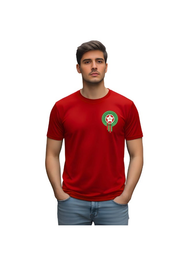Morocco Soccer Printed Dryfit T-shirts Supporting Football  Jersey T-shirts For Men Women - Image 1