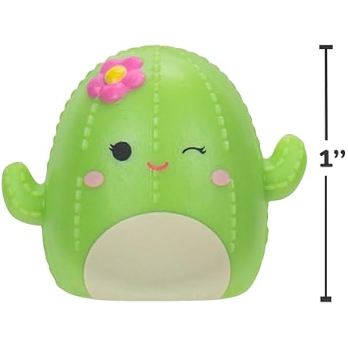 Squish-a-longs Mini Squish Set 8 Pieces 2.5 cm Series 1 Style 1 with 2 Accessories Ring and Collecting Instructions for Collecting, Swapping and Playing - Image 3