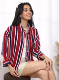 بينيا كولادا Crimson Red & Navy Blue