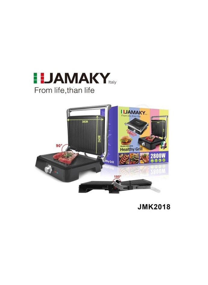 JAMAKY Italy Grill, grill, and sandwich maker, 2800 watts, from Jamaica, Italy 
