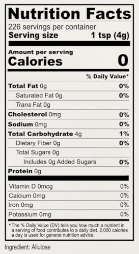 Anthony's Allulose Sweetener, 2 lb, Batch Tested Gluten Free, Keto Friendly Sugar Alternative, Zero Net Carb, Low Calorie - Image 5