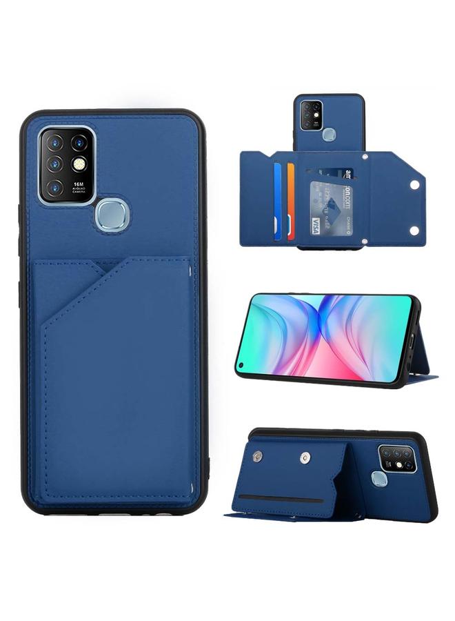 اس-توب جراب لهاتف Infinix Hot 10 مصنوع من الجلد PU + TPU + PC - Image 1