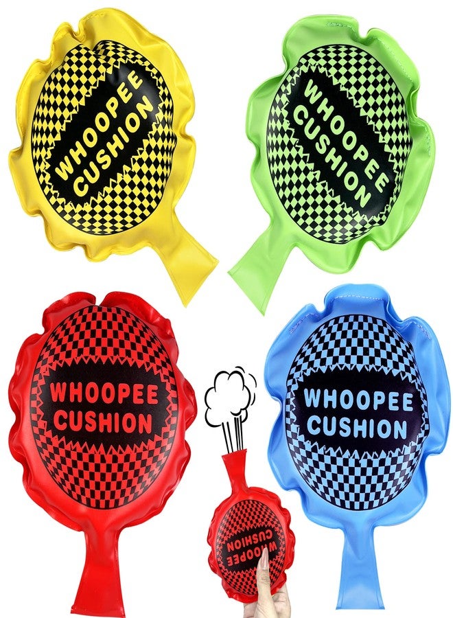 PPXMEEUDC 12 PCS 4 Inch Whoopee Cushions Toy Self-Inflating Whoopee Cushion Fart Bags Prank for Novelty Party Favors - Image 2