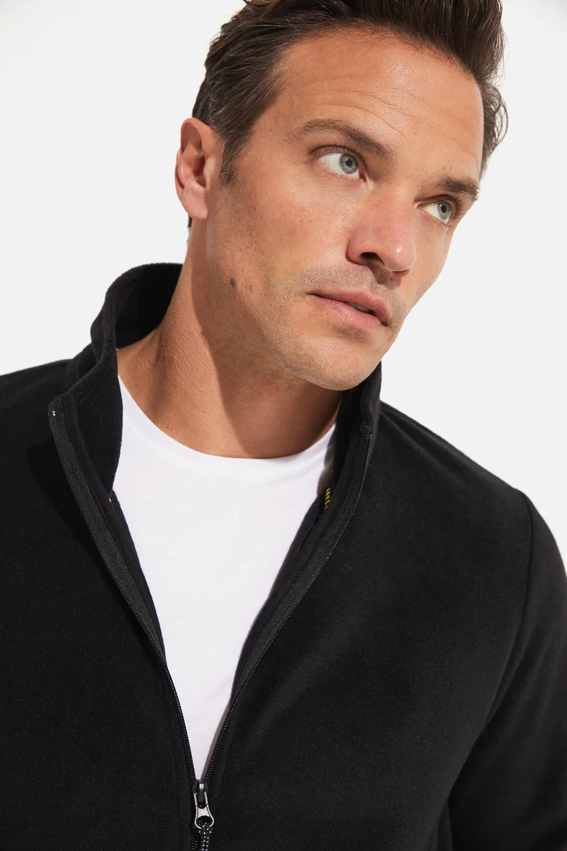 JOYSTAR Men's Regular Fit Zippered Fleece Sweatshirt