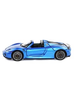 MSZ Porsche 918 Spyder 1:24 With Pull Back Simulation Sound Light Doors Opened Collectible Kids Toys  - Image 3