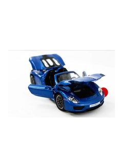 MSZ Porsche 918 Spyder 1:24 With Pull Back Simulation Sound Light Doors Opened Collectible Kids Toys  - Image 4