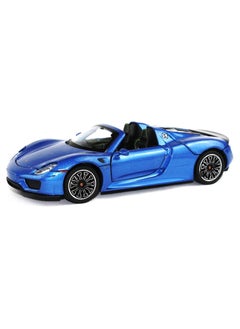 MSZ Porsche 918 Spyder 1:24 With Pull Back Simulation Sound Light Doors Opened Collectible Kids Toys  - Image 1