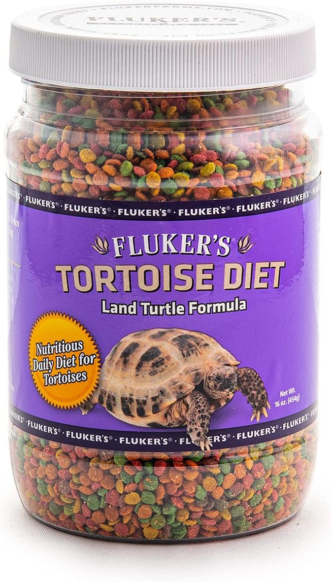 فلكرز طعام حبيبات صغيرة للسلاحف من نوع Fluker’s Tortoise Diet، 16 أونصة (70016) - Image 1