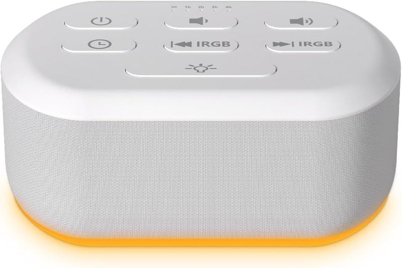 LazyNight Brown Noise Machine Sound Machine 30 Soothing Sounds White Noise Machine with 12 Night Light Colors Sleep Sound Machine for Adults Baby Kids Noise Canceling for Office Home Privacy Auto-Off Timer - Image 1