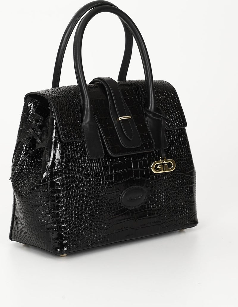 Gönderi(r) Gon Platinum Genuine Leather Large Size Women's Shoulder and Handbag B8384  - Image 3