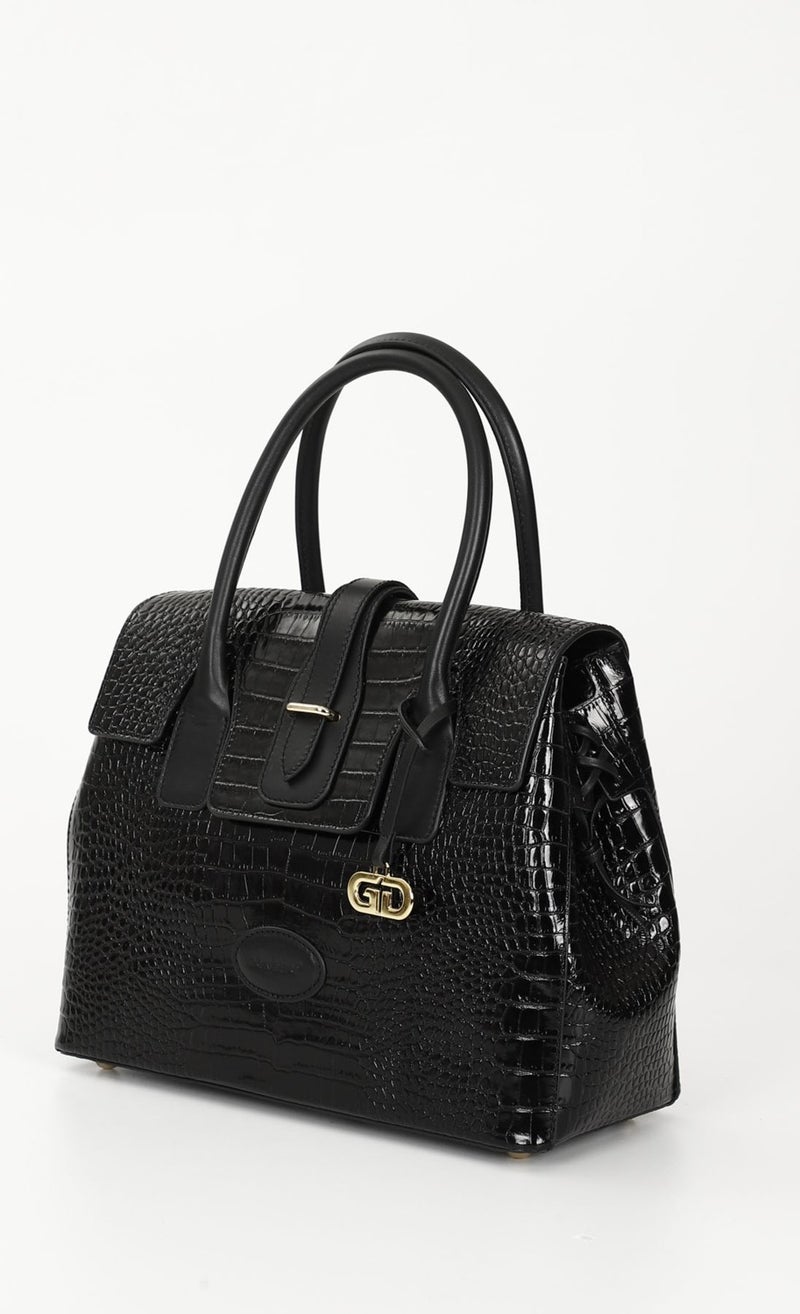 Gönderi(r) Gon Platinum Genuine Leather Large Size Women's Shoulder and Handbag B8384  - Image 4