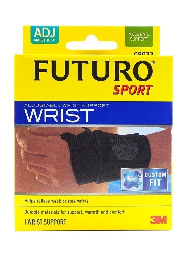 FUTURO Adjustable Neoprene Wrist Support, Black