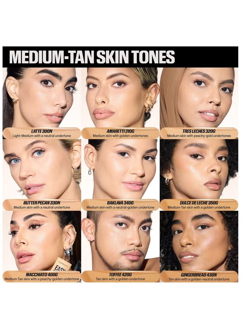 Huda Easy Blur Foundation 320G TresLeches - Image 4